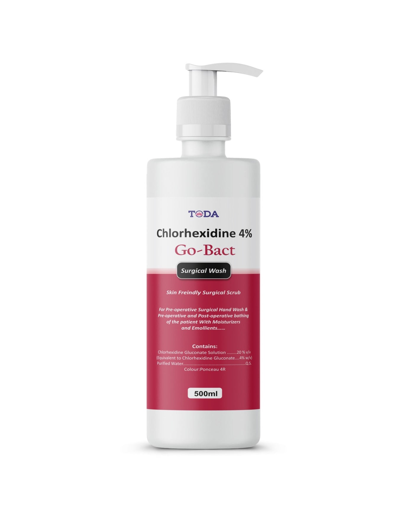 TODA Go-Bact Surgical Wash 500 ml