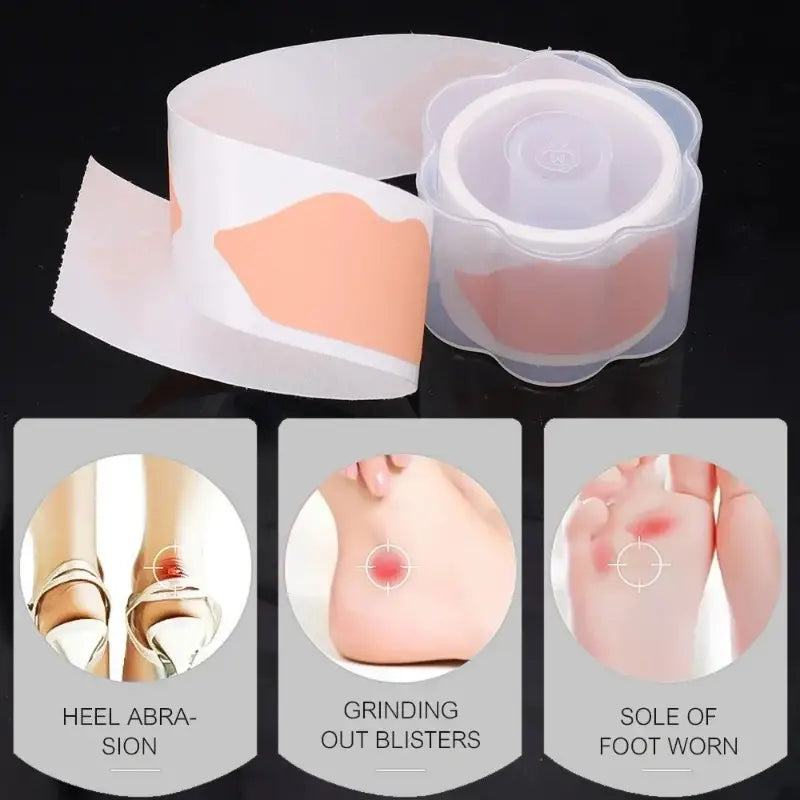 30-Pack Hydrocolloid Gel Blister Bandages - Waterproof Adhesive Foot Care Cushions for Heel Abrasion, Blisters, and Foot Wear - Pain Relief Pads with Insole Protection