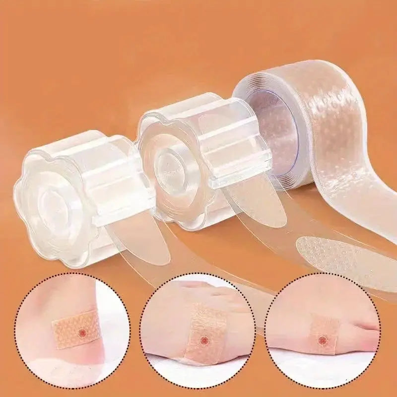 30-Pack Hydrocolloid Gel Blister Bandages - Waterproof Adhesive Foot Care Cushions for Heel Abrasion, Blisters, and Foot Wear - Pain Relief Pads with Insole Protection