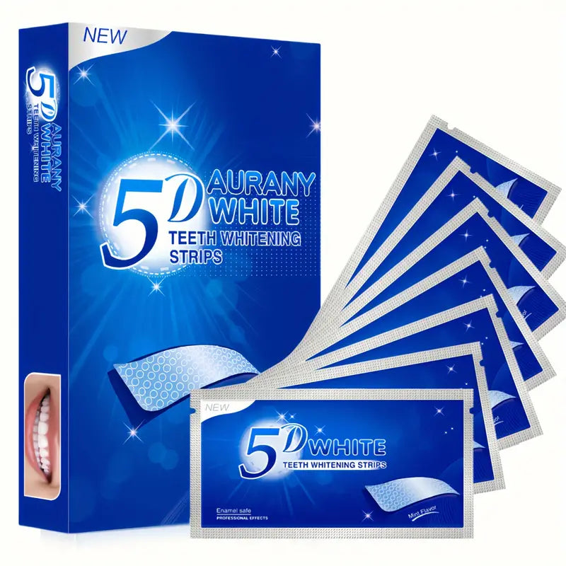 Teeth Whitening Strips, Cleansing And Brightening Tooth Bleaching Teeth Strips, At Home Travel