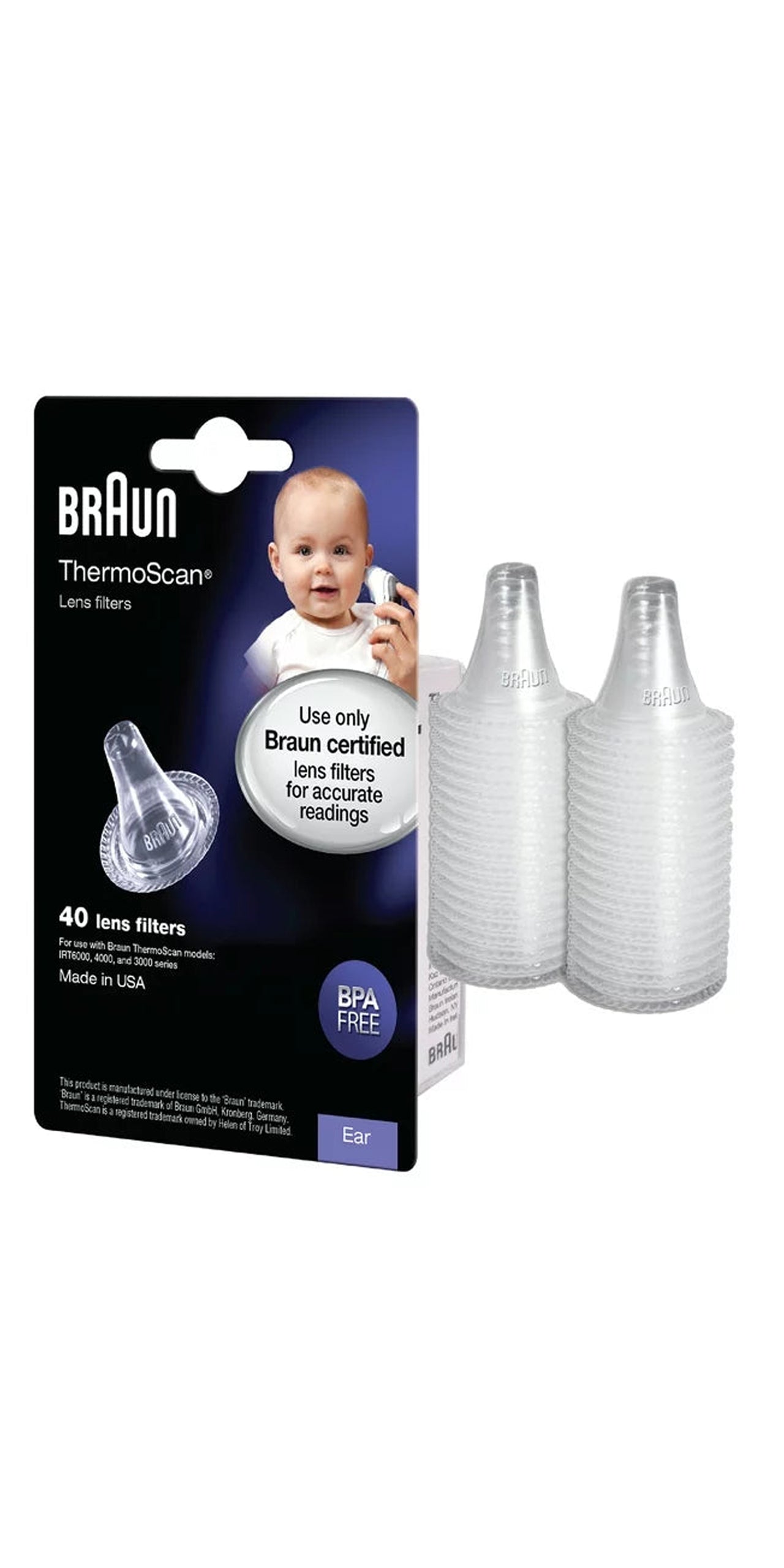 Braun Thermoscan Hygiene Cap 40pc