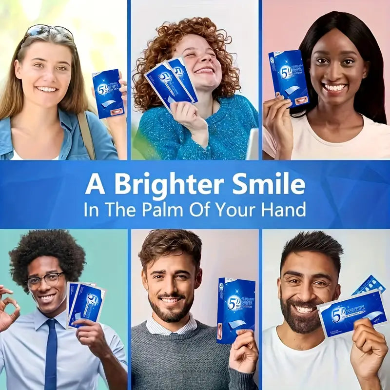 Teeth Whitening Strips, Cleansing And Brightening Tooth Bleaching Teeth Strips, At Home Travel