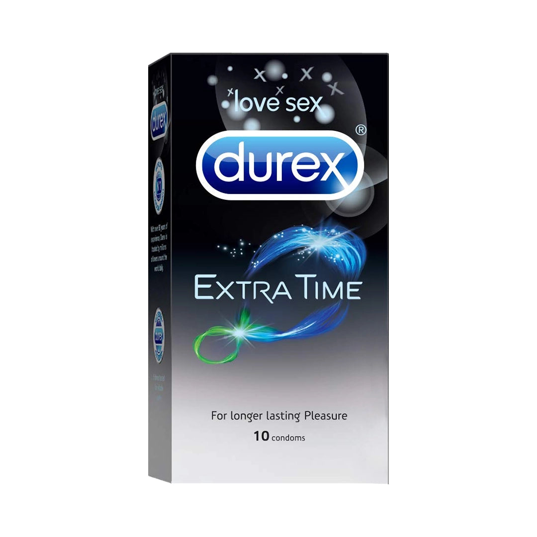 Durex Extra Time - 10 Condoms, 10s