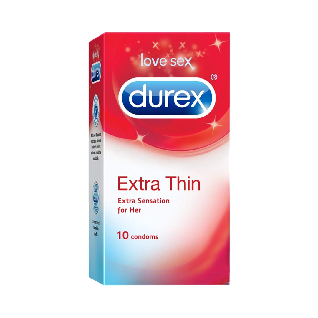 Durex Extra Thin - 10 Condoms, 10s