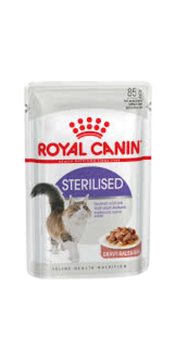 Feline Health Nutrition Sterilised Gravy (WET FOOD - Pouches) 12 x 85g