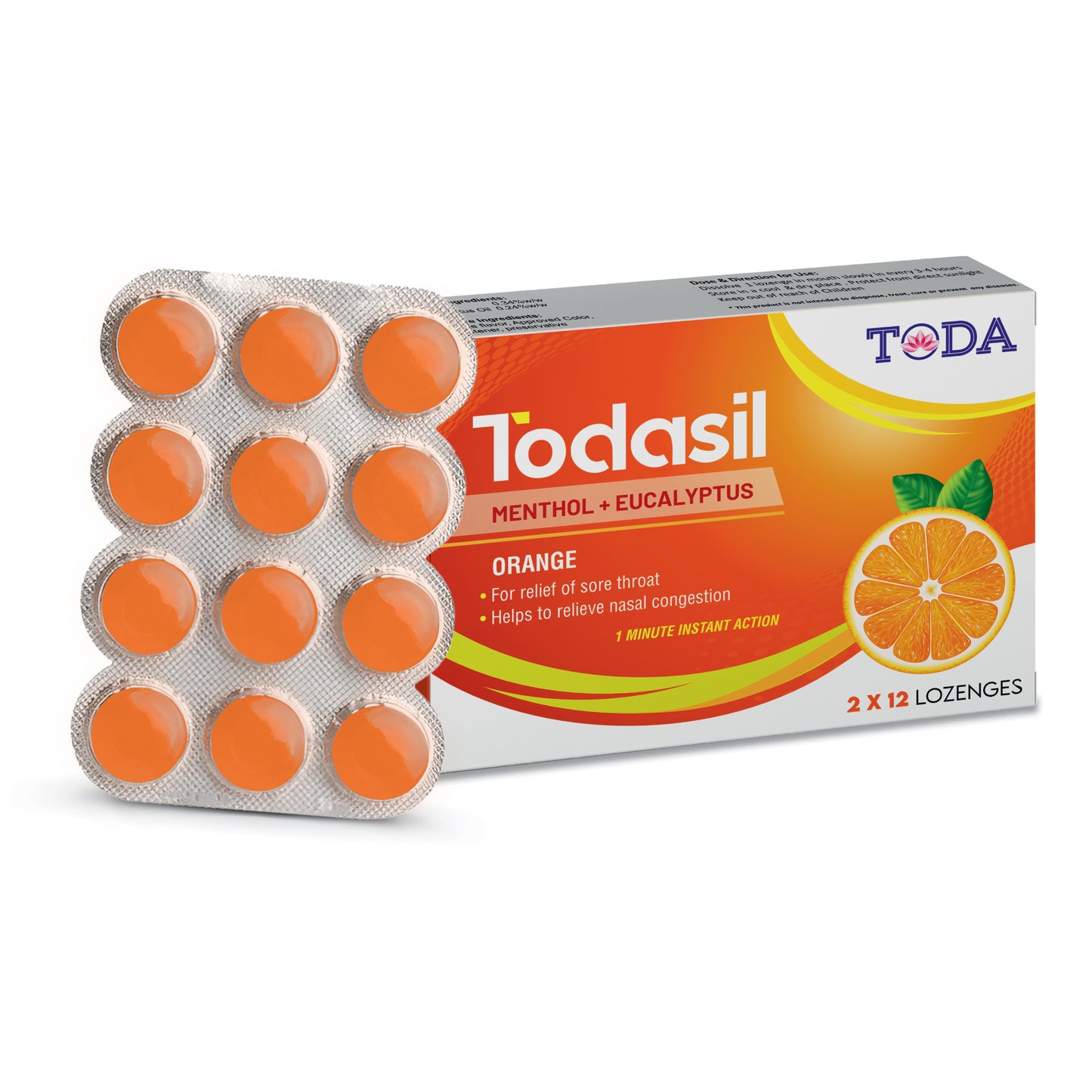 Todasil Lozenges - Orange