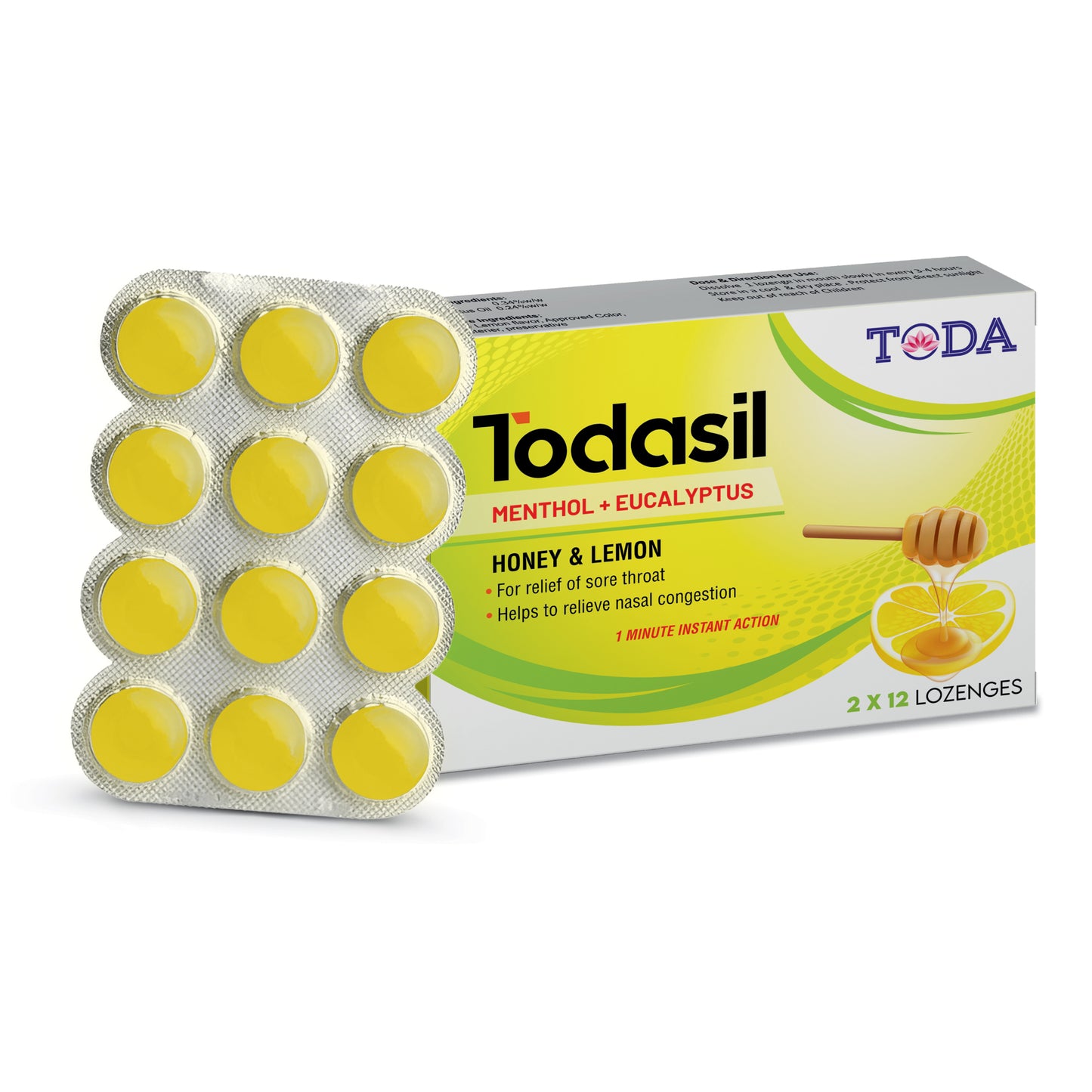 Todasil Lozenges - Honey Lemon
