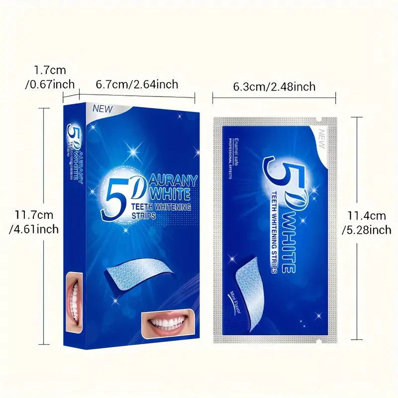 Teeth Whitening Strips, Cleansing And Brightening Tooth Bleaching Teeth Strips, At Home Travel