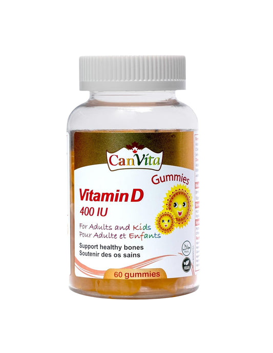 Vitamin D 400 IU for Adults and Kids (Sugar Free)