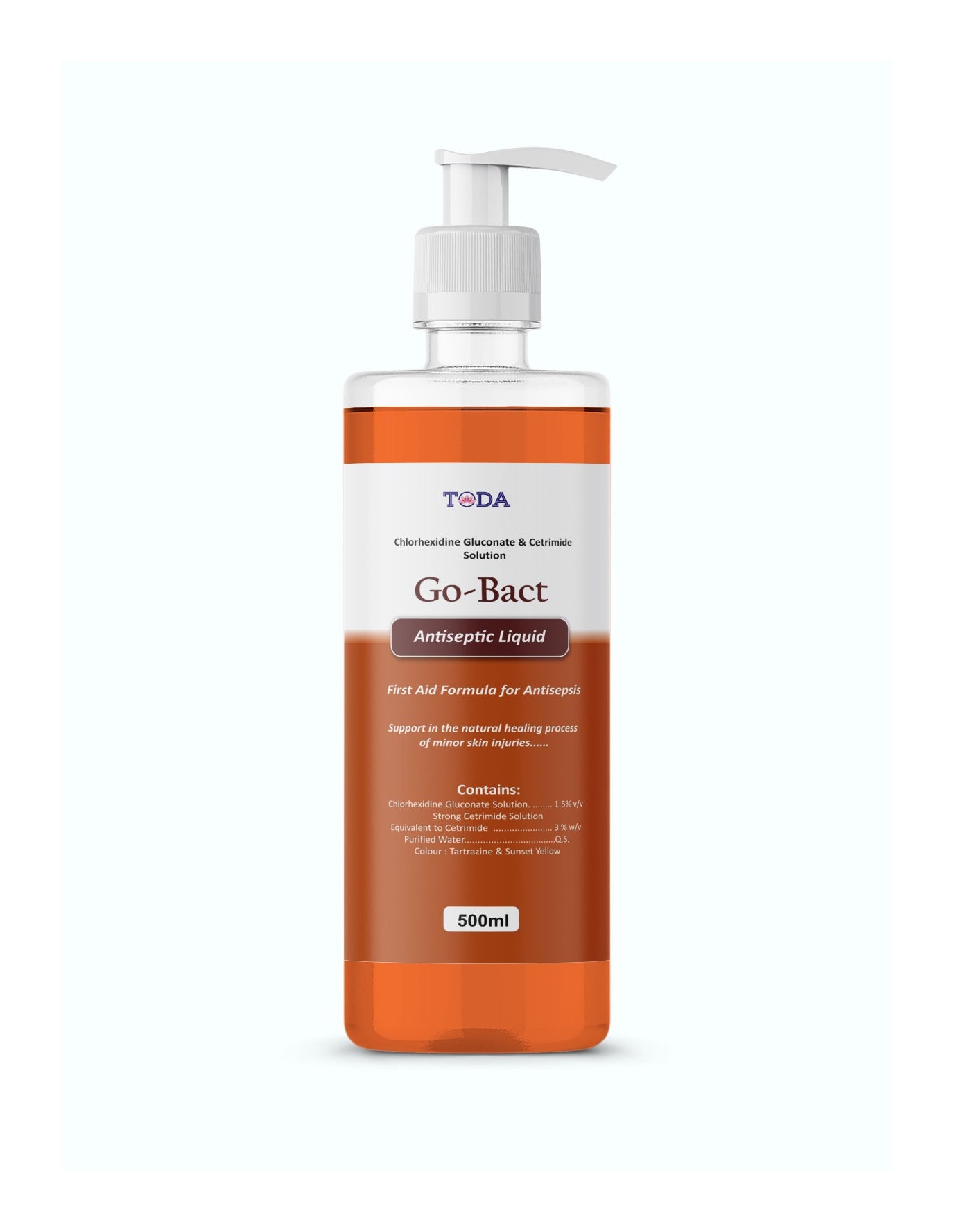 TODA Go-Bact ANTISEPTIC LIQIUID 500ml