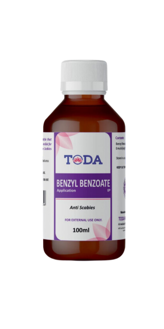 TODA BENZYL BENZOATE APPLICATION
