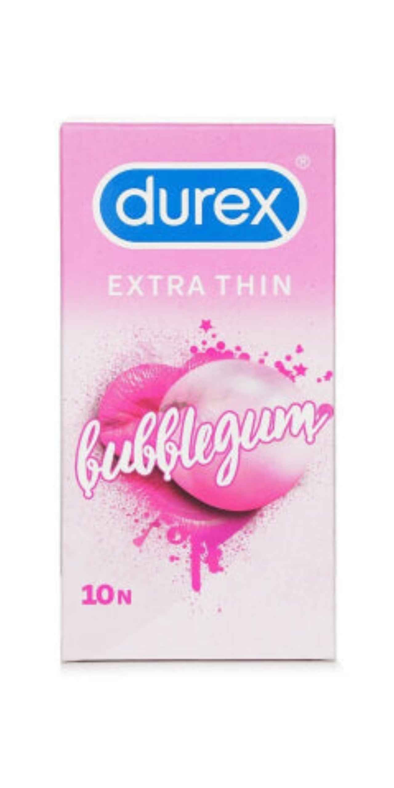 Durex Extra Thin Condom 10pcs - Bubblegum