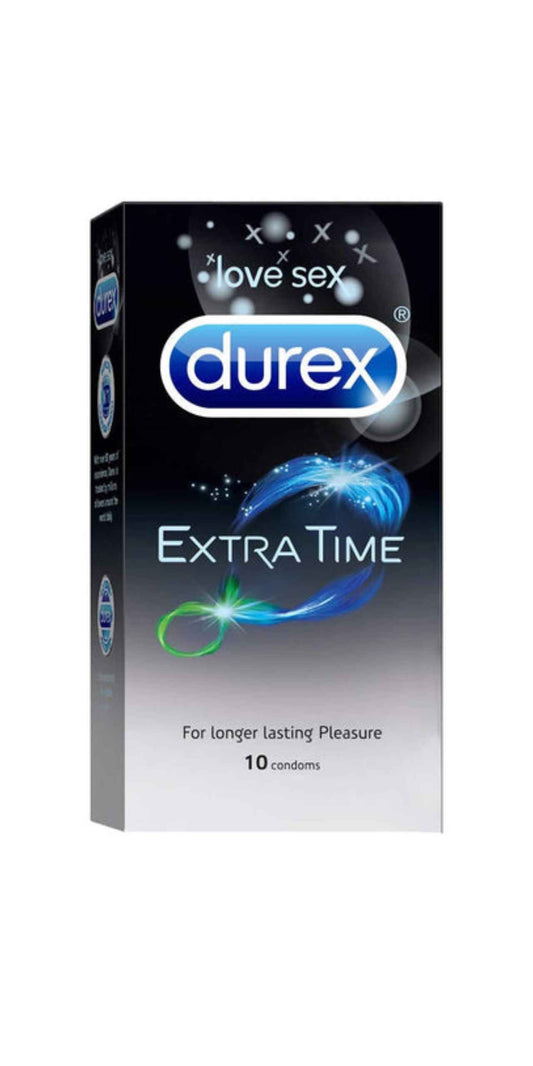 Durex Extra Time - 10 Condoms, 10s