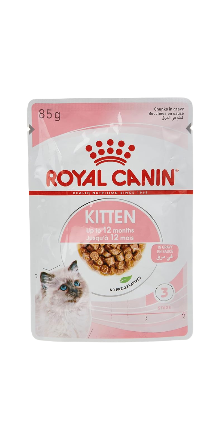 Feline Health Nutrition Kitten Gravy (WET FOOD - Pouches) 12 x 85g