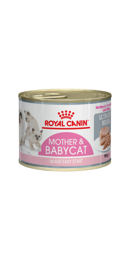 Feline Health Nutrition Mother & Babycat Mousse (WET FOOD - Cans) 12 x 195g