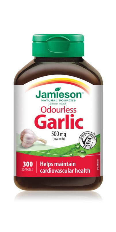 Jamieson Odourless Garlic 300 Softgels