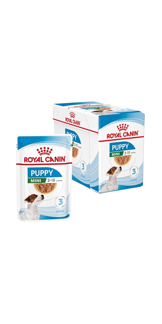 Size Health Nutrition Mini Puppy (WET FOOD - Pouches) 12 x 85g