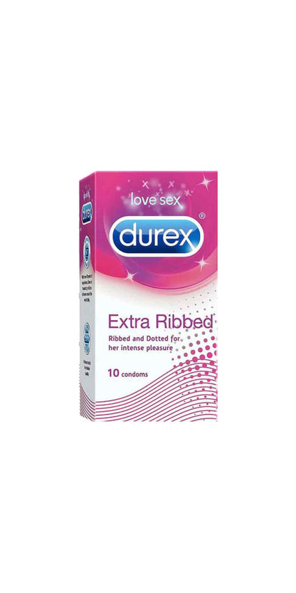Durex Extra Ribbed - 10 Condoms, 10s