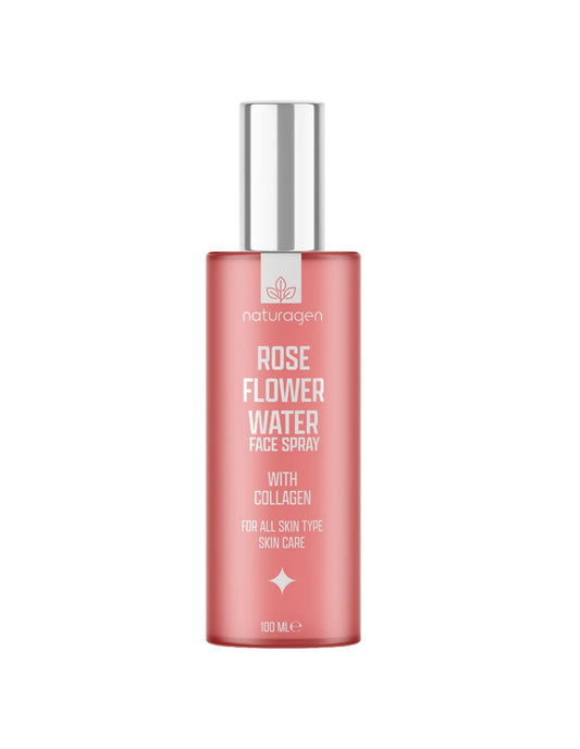 NATURAGEN Rose Flower Face Spray 100% Natural Collagen Tonic