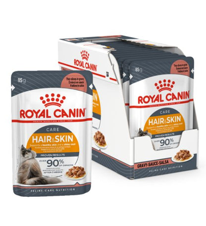 Feline Care Nutrition Hair & Skin Gravy (WET FOOD - Pouches) 12x85g